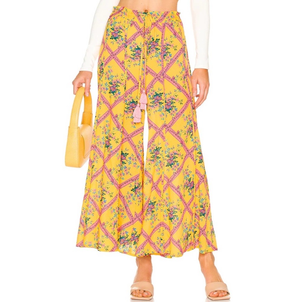 Free People Revolve I'm the One Pant in Sun Combo XS
